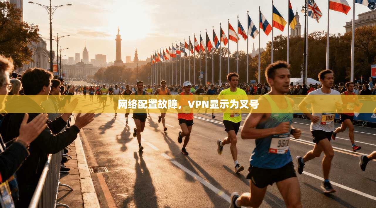 网络配置故障，VPN显示为叉号