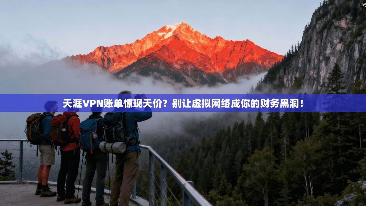 天涯VPN账单惊现天价？别让虚拟网络成你的财务黑洞！