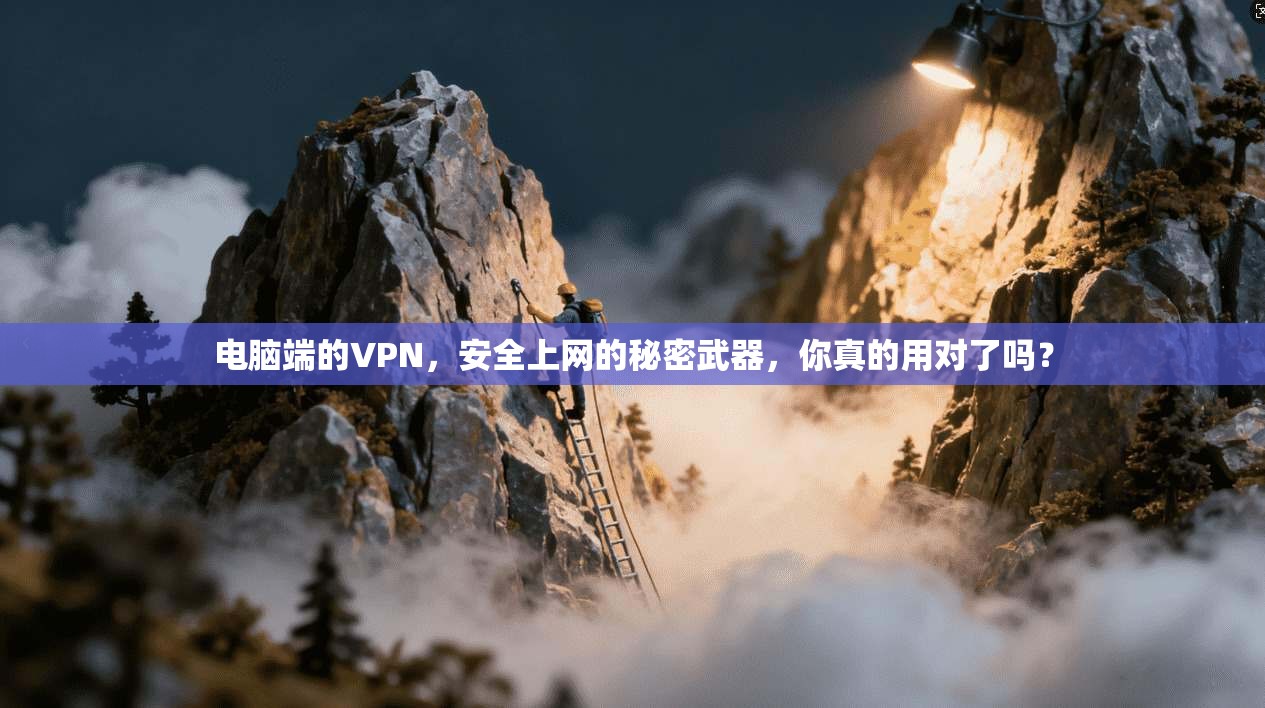 电脑端的VPN，安全上网的秘密武器，你真的用对了吗？