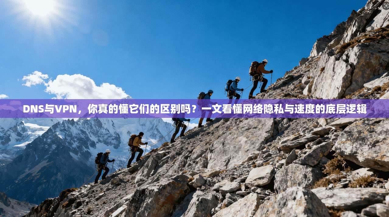 DNS与VPN，你真的懂它们的区别吗？一文看懂网络隐私与速度的底层逻辑