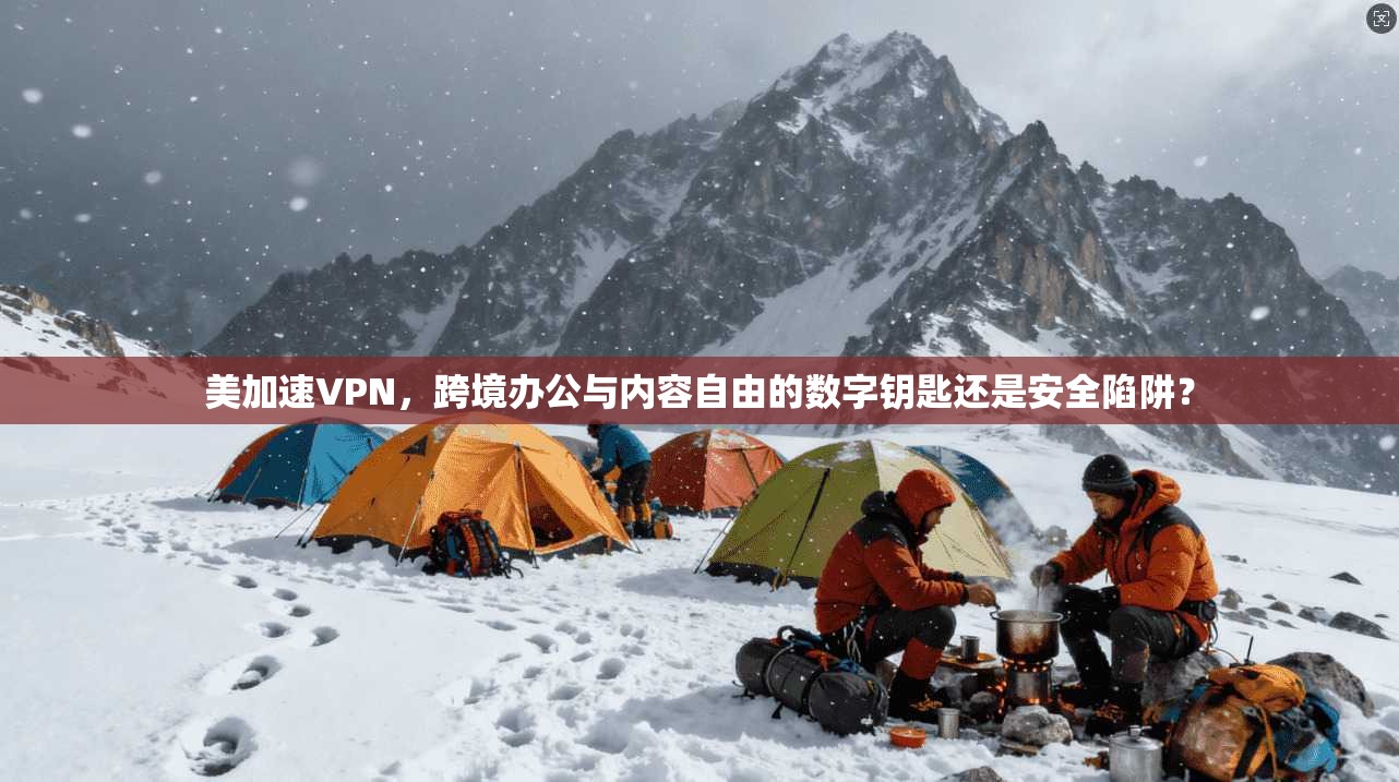 美加速VPN，跨境办公与内容自由的数字钥匙还是安全陷阱？
