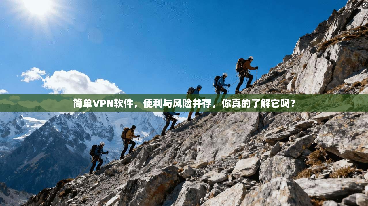 简单VPN软件，便利与风险并存，你真的了解它吗？
