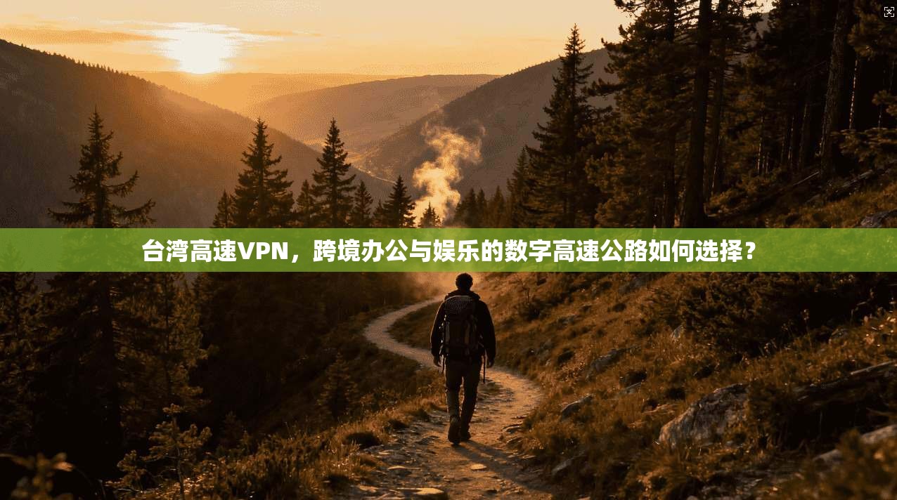台湾高速VPN，跨境办公与娱乐的数字高速公路如何选择？
