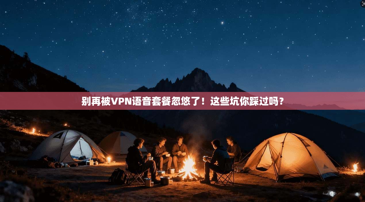 别再被VPN语音套餐忽悠了！这些坑你踩过吗？