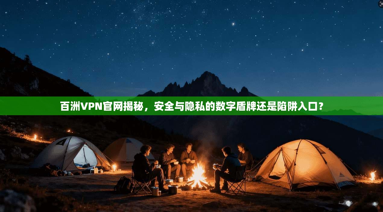 百洲VPN官网揭秘,安全与隐私的数字盾牌还是陷阱入口?