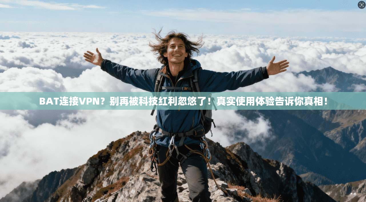 BAT连接VPN？别再被科技红利忽悠了！真实使用体验告诉你真相！