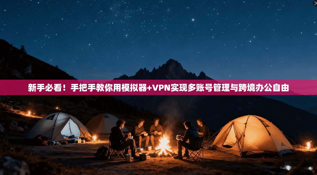 新手必看！手把手教你用模拟器+VPN实现多账号管理与跨境办公自由
