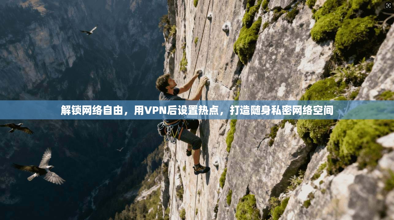 解锁网络自由，用VPN后设置热点，打造随身私密网络空间