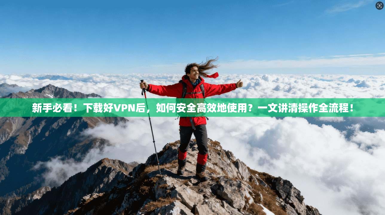 新手必看！下载好VPN后，如何安全高效地使用？一文讲清操作全流程！