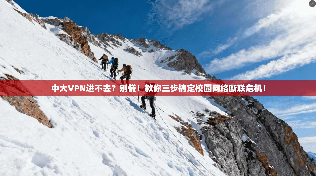 中大VPN进不去？别慌！教你三步搞定校园网络断联危机！