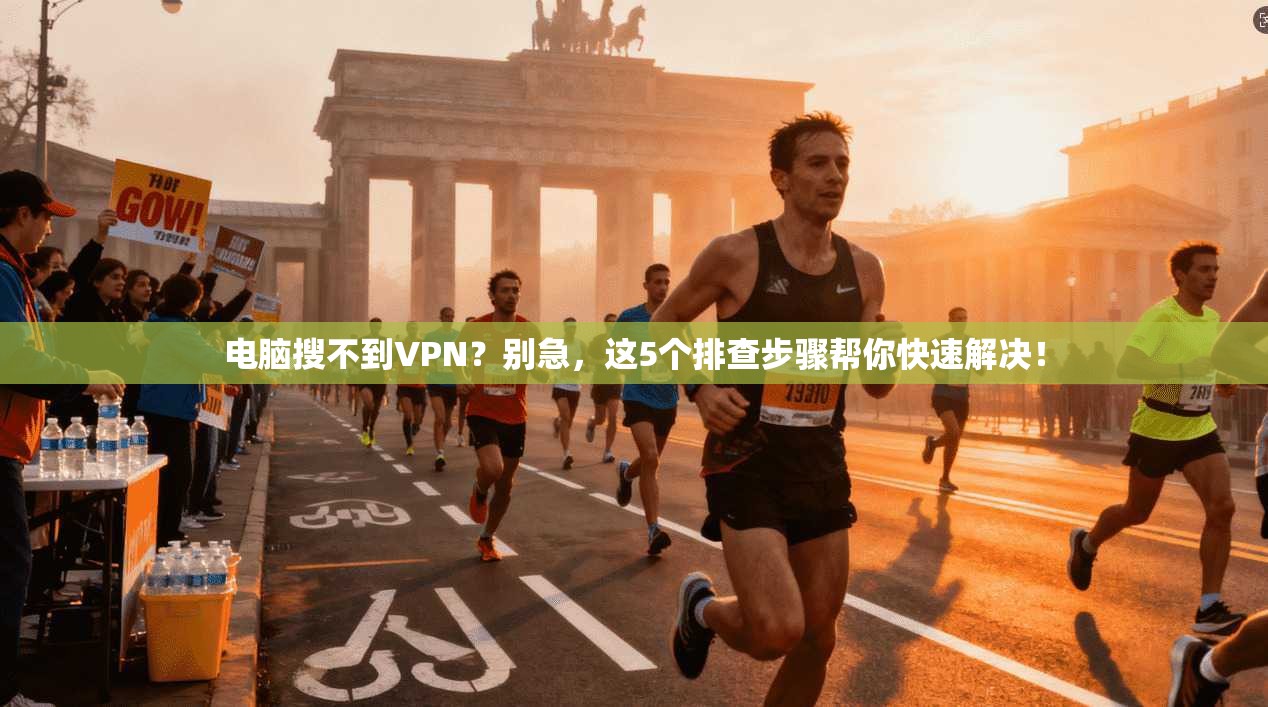 电脑搜不到VPN?别急,这5个排查步骤帮你快速解决!