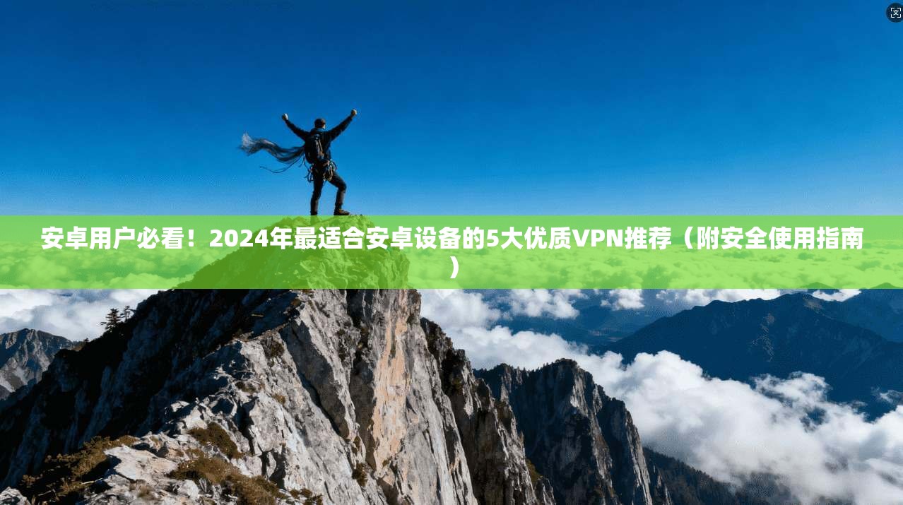 安卓用户必看！2024年最适合安卓设备的5大优质VPN推荐（附安全使用指南）