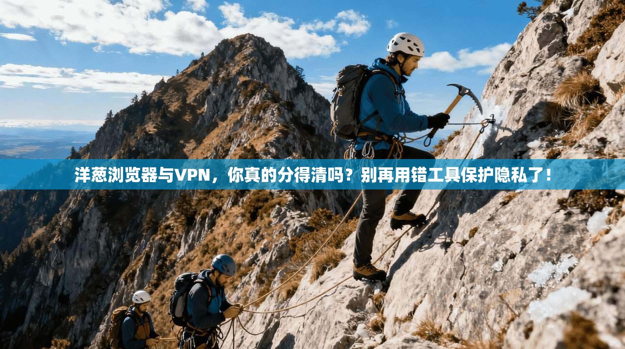 洋葱浏览器与VPN，你真的分得清吗？别再用错工具保护隐私了！