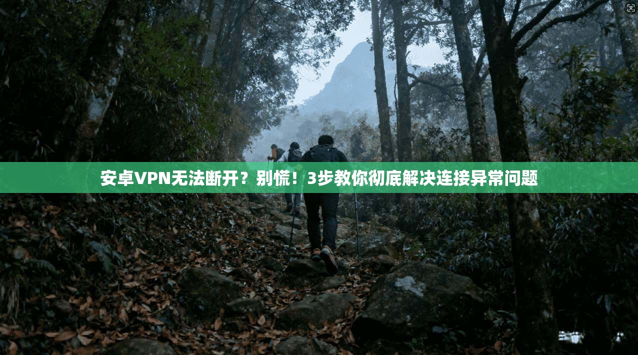 安卓VPN无法断开？别慌！3步教你彻底解决连接异常问题