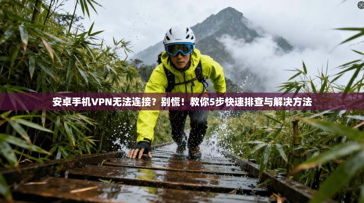 安卓手机VPN无法连接？别慌！教你5步快速排查与解决方法