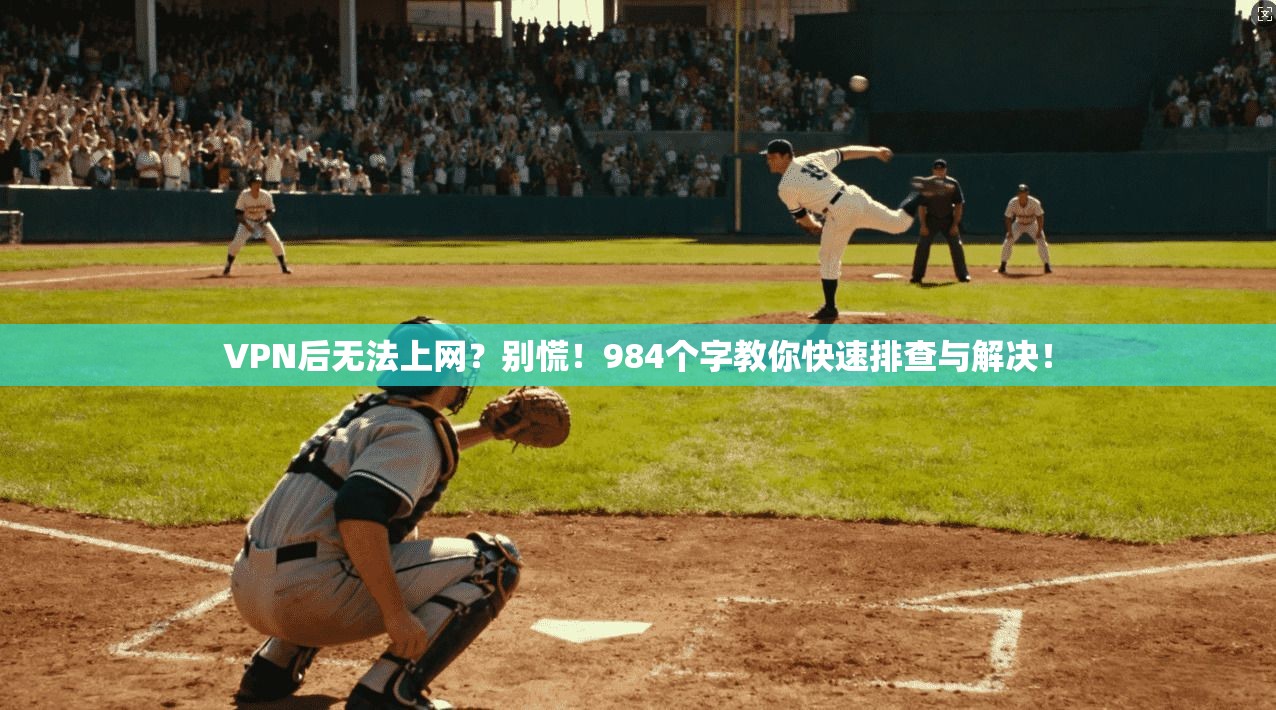 VPN后无法上网？别慌！984个字教你快速排查与解决！