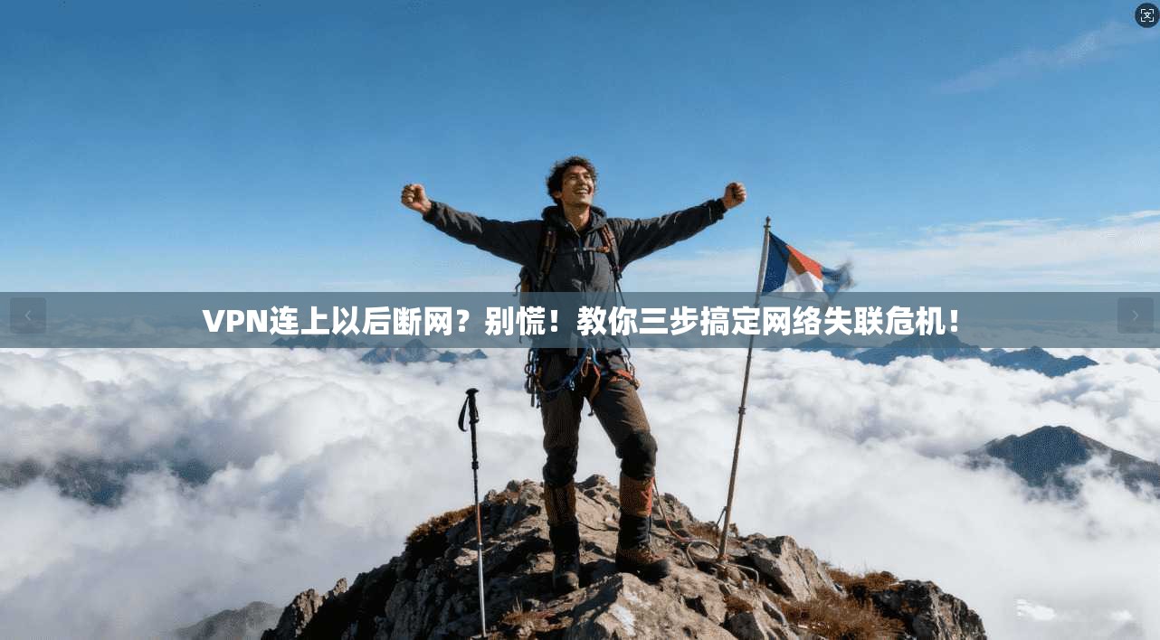 VPN连上以后断网？别慌！教你三步搞定网络失联危机！