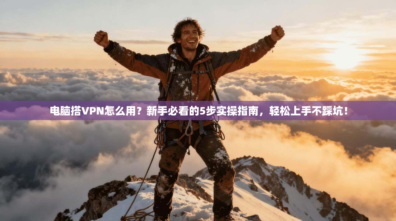 电脑搭VPN怎么用？新手必看的5步实操指南，轻松上手不踩坑！