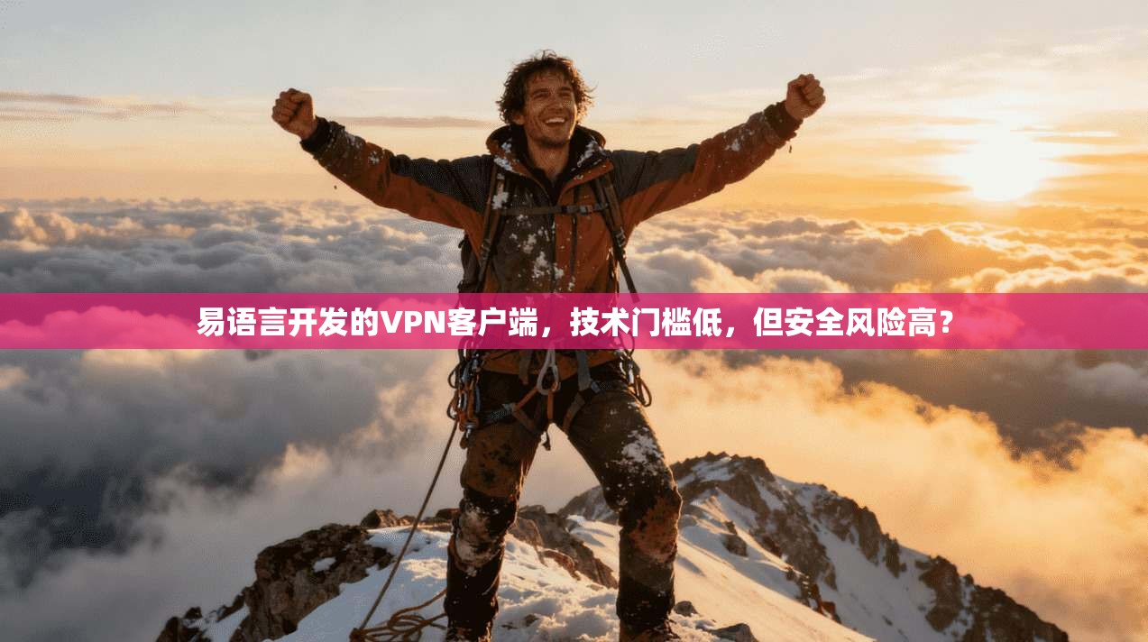 易语言开发的VPN客户端，技术门槛低，但安全风险高？
