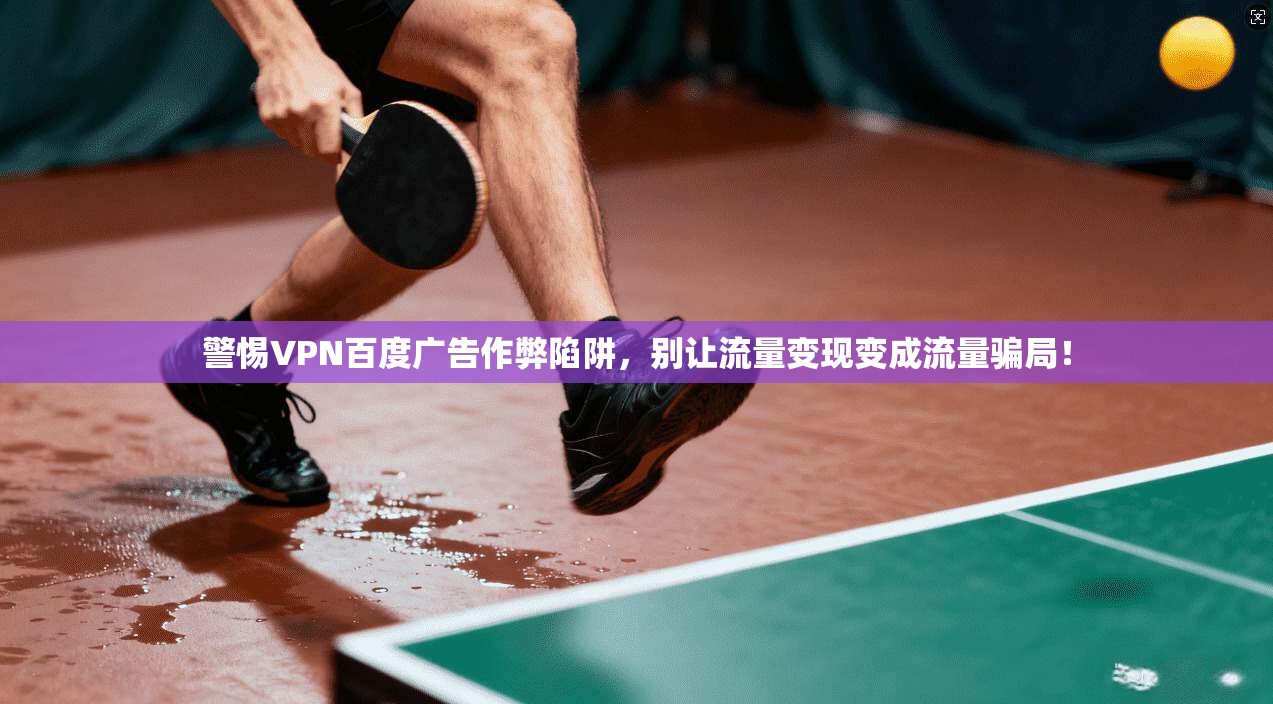 警惕VPN百度广告作弊陷阱，别让流量变现变成流量骗局！