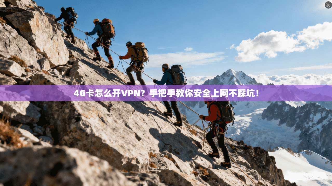 4G卡怎么开VPN？手把手教你安全上网不踩坑！