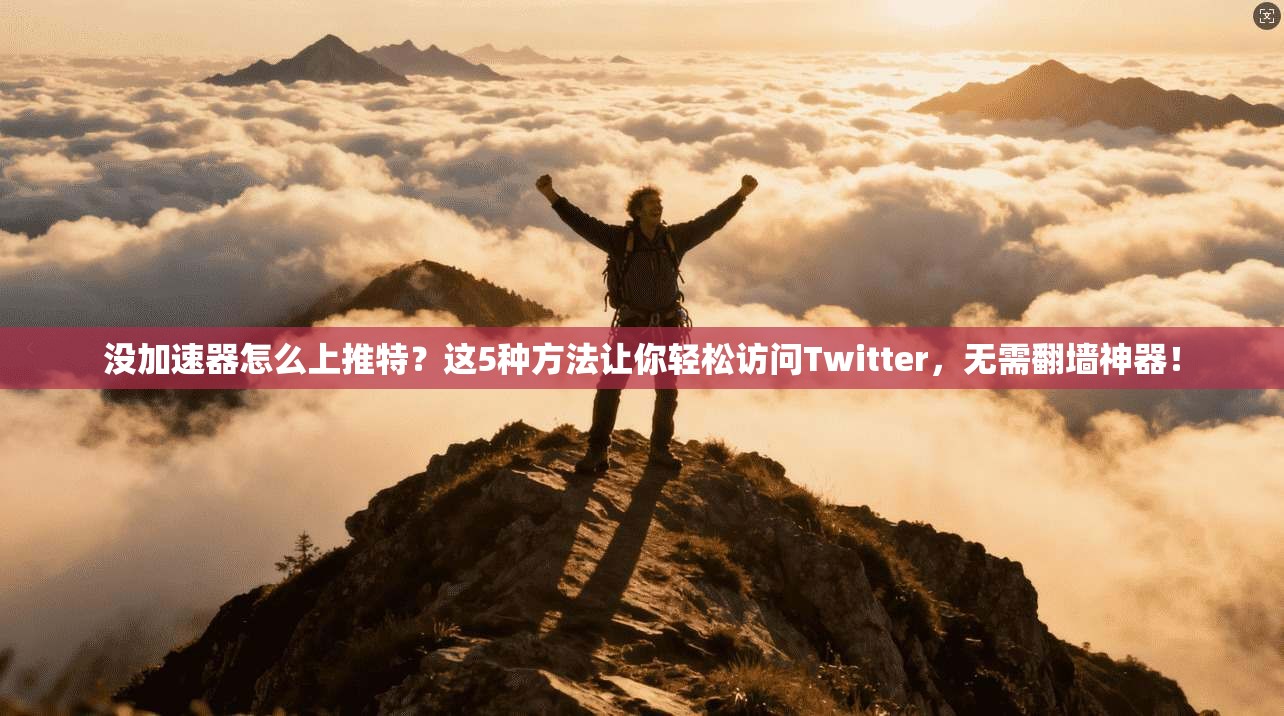 没加速器怎么上推特？这5种方法让你轻松访问Twitter，无需翻墙神器！