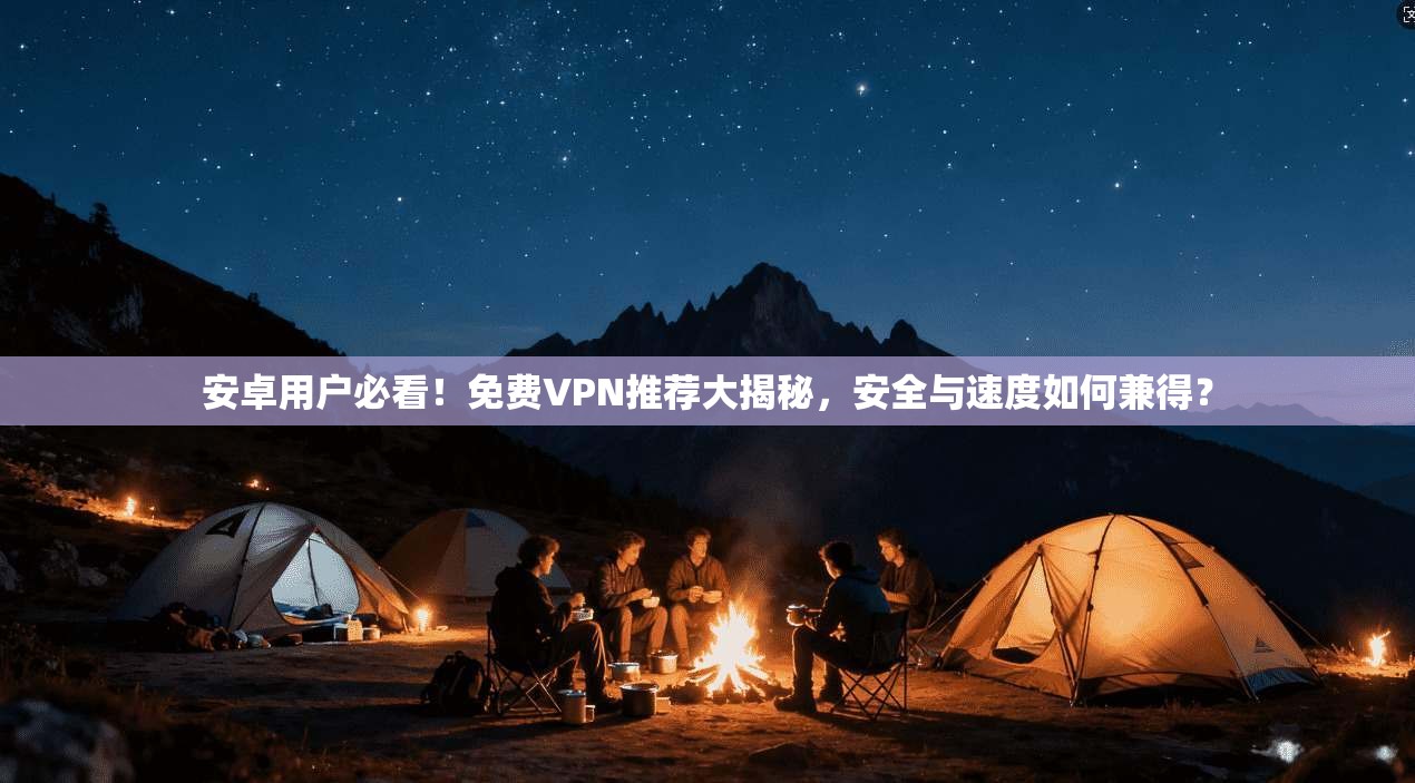 安卓用户必看！免费VPN推荐大揭秘，安全与速度如何兼得？