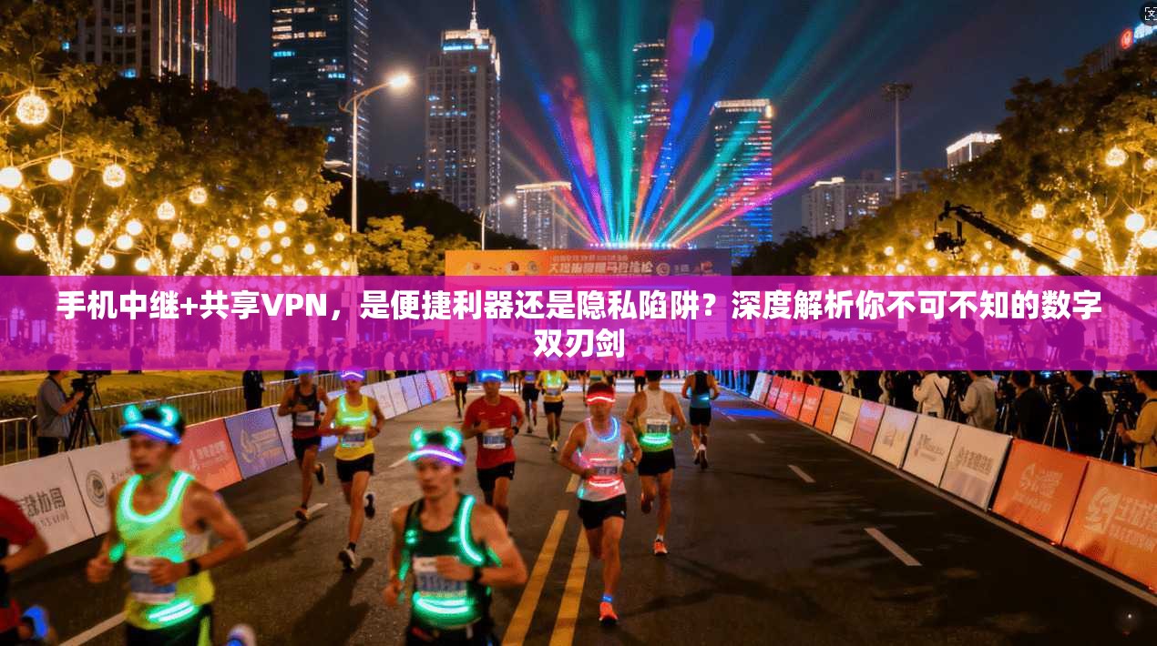 手机中继+共享VPN,是便捷利器还是隐私陷阱?深度解析你不可不知的数字双刃剑