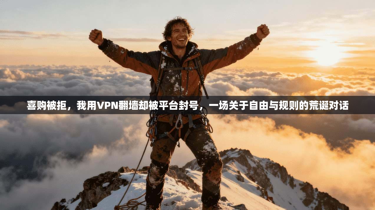 喜购被拒，我用VPN翻墙却被平台封号，一场关于自由与规则的荒诞对话