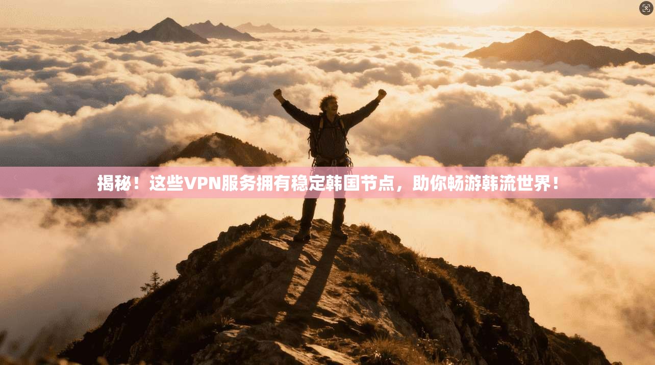 揭秘！这些VPN服务拥有稳定韩国节点，助你畅游韩流世界！
