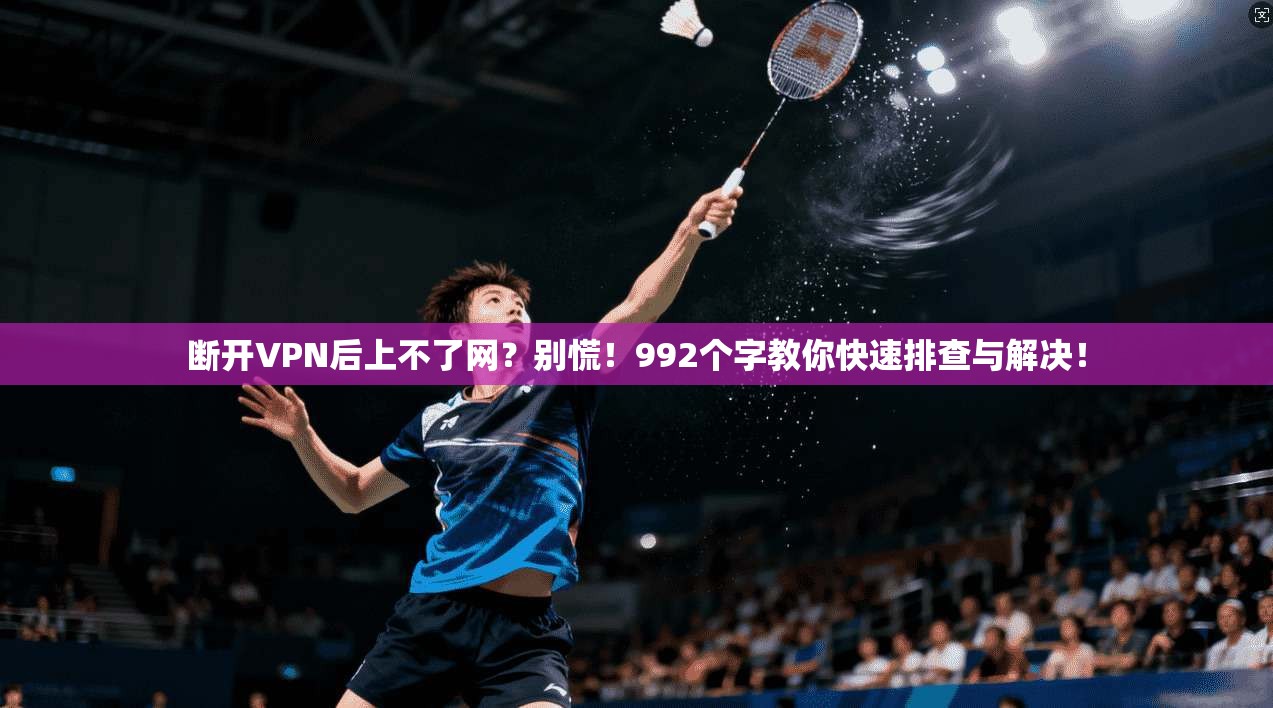 断开VPN后上不了网？别慌！992个字教你快速排查与解决！