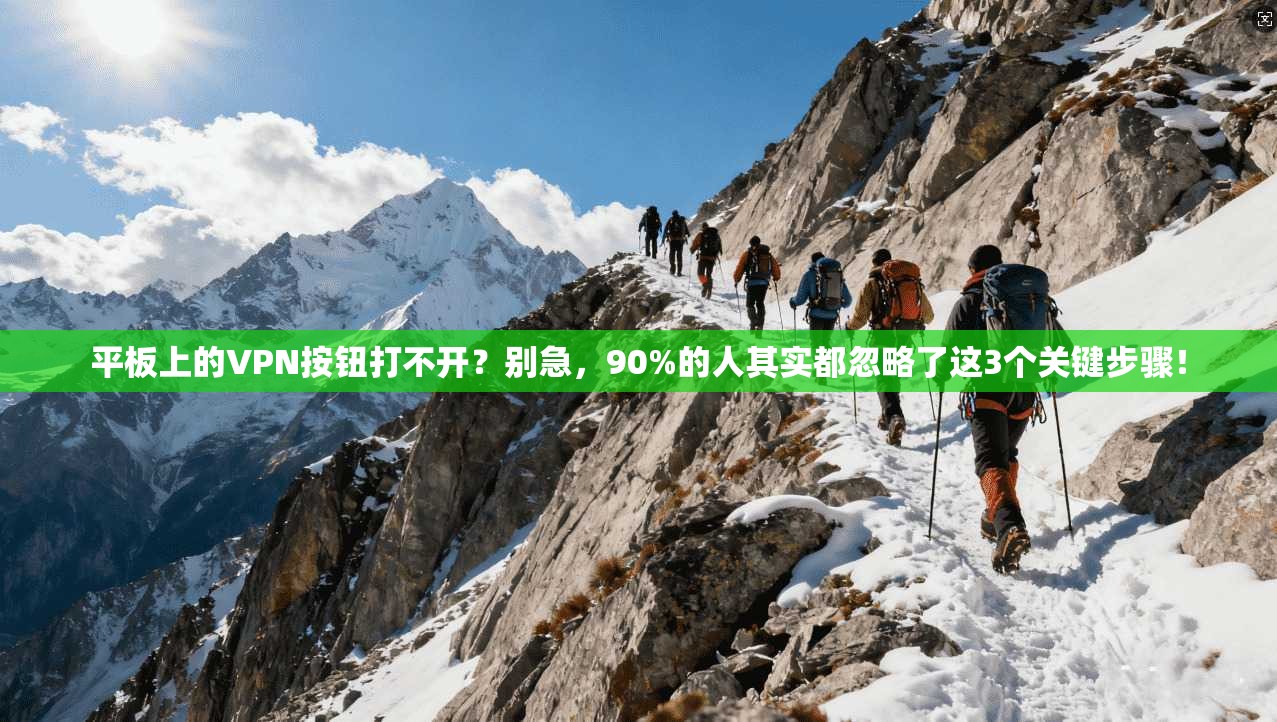 平板上的VPN按钮打不开？别急，90%的人其实都忽略了这3个关键步骤！