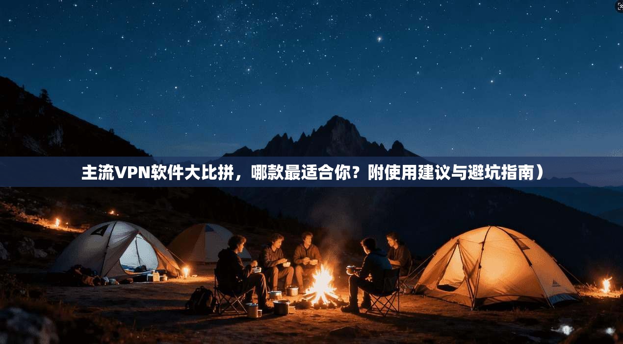 主流VPN软件大比拼，哪款最适合你？附使用建议与避坑指南）
