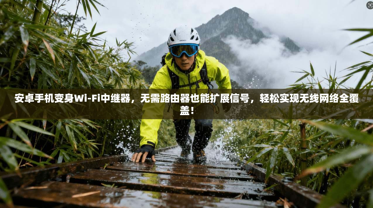 安卓手机变身Wi-Fi中继器，无需路由器也能扩展信号，轻松实现无线网络全覆盖！