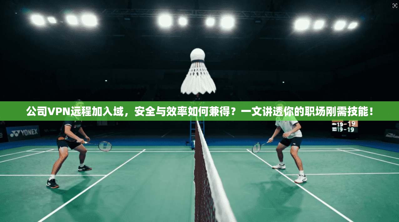 公司VPN远程加入域，安全与效率如何兼得？一文讲透你的职场刚需技能！