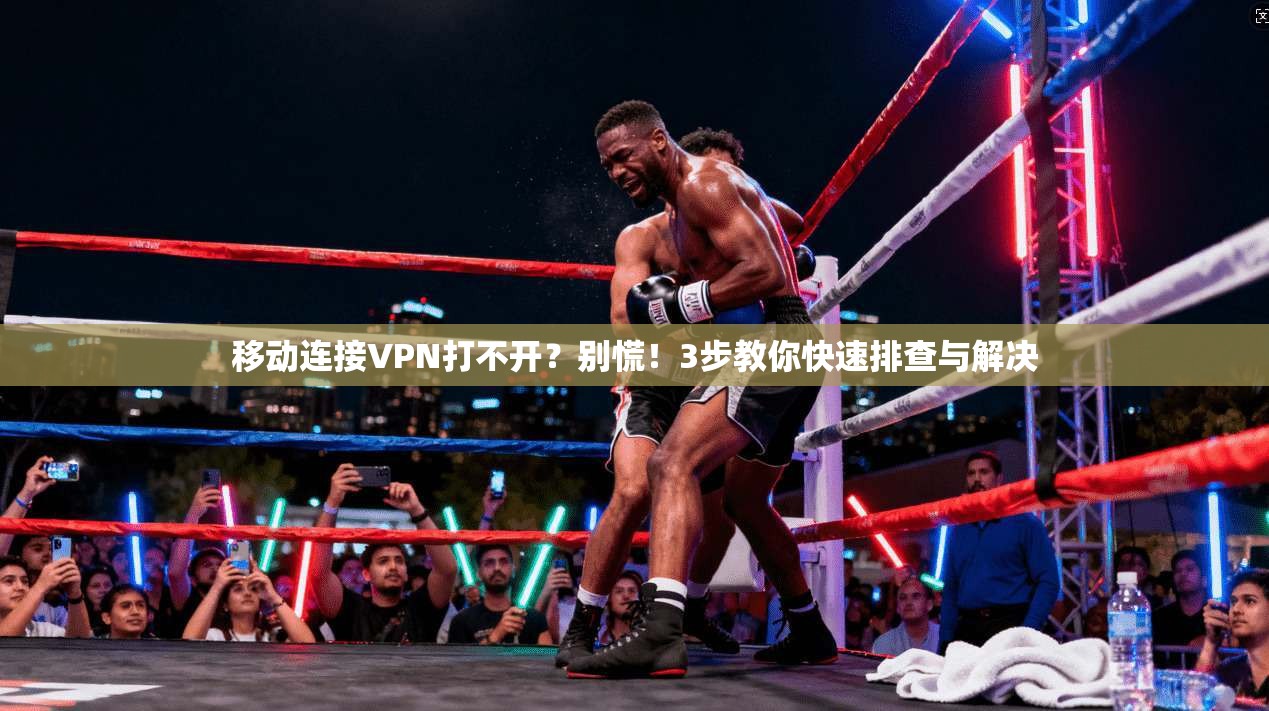 移动连接VPN打不开？别慌！3步教你快速排查与解决