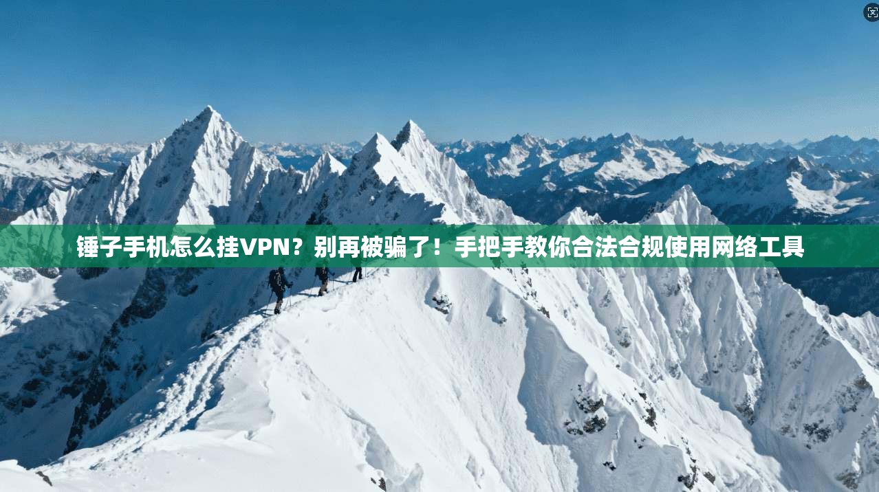 锤子手机怎么挂VPN？别再被骗了！手把手教你合法合规使用网络工具