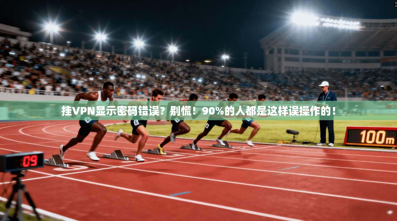 挂VPN显示密码错误？别慌！90%的人都是这样误操作的！