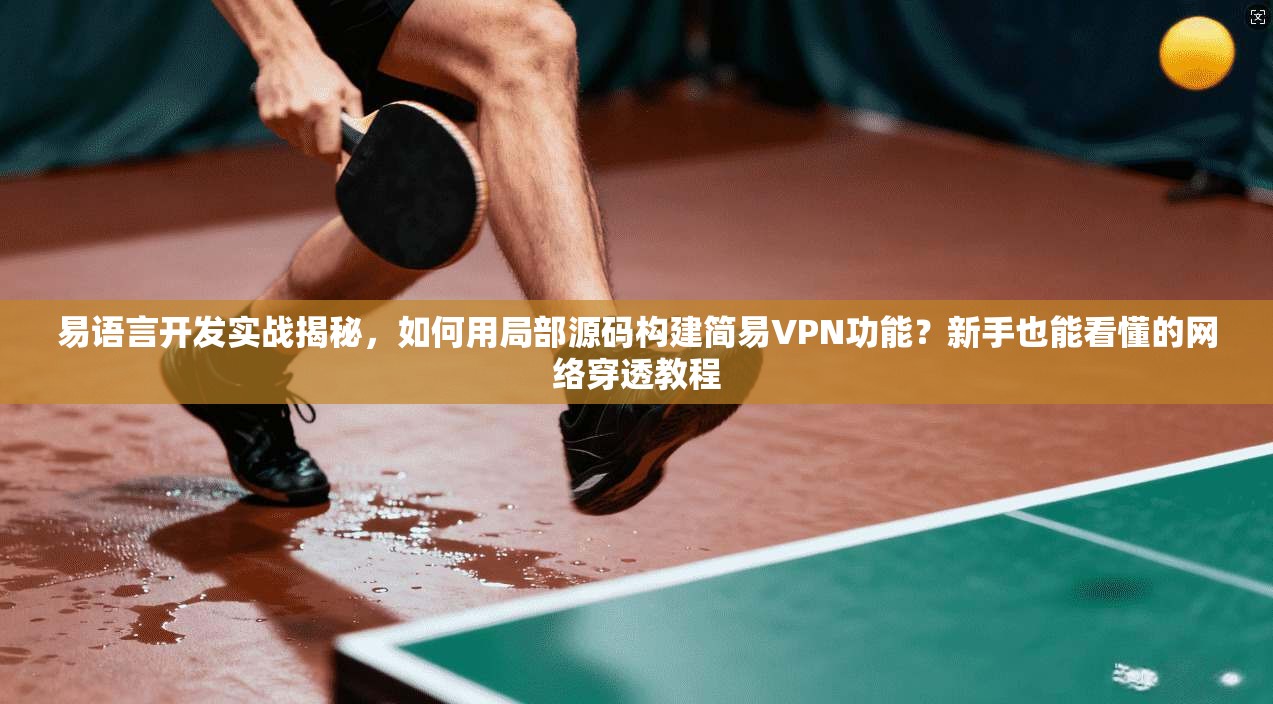 易语言开发实战揭秘,如何用局部源码构建简易VPN功能?新手也能看懂的网络穿透教程