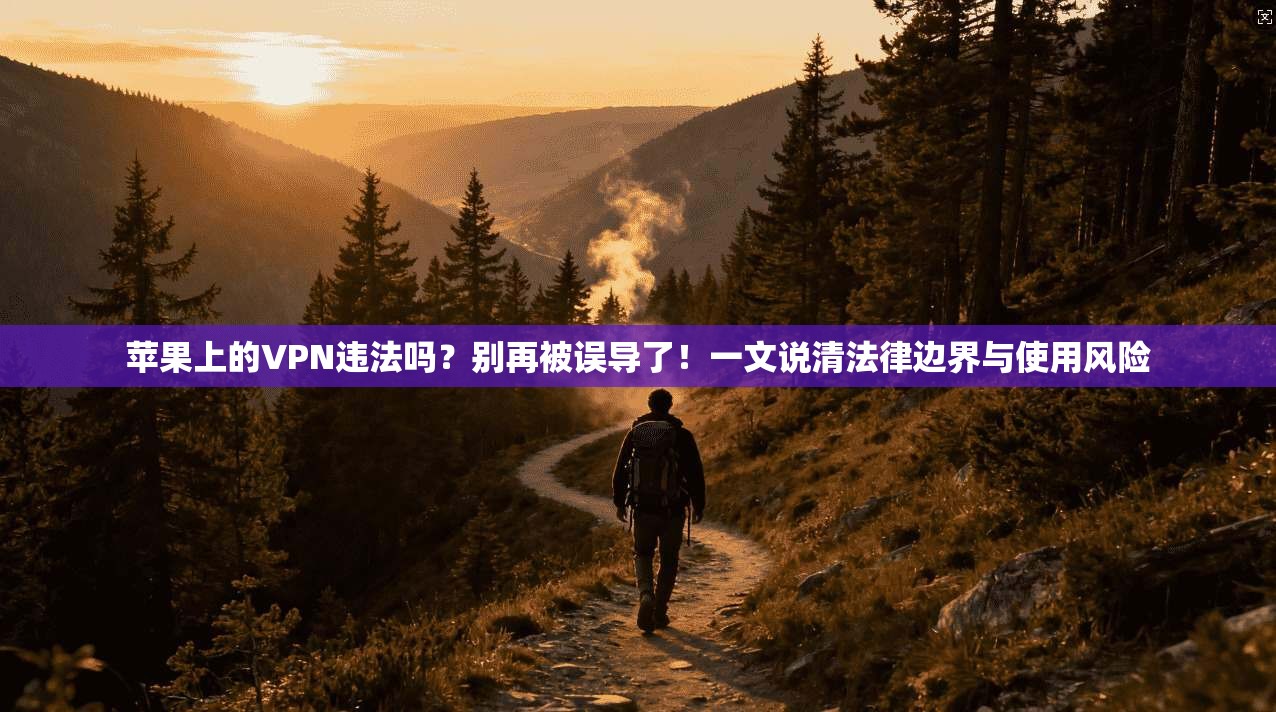 苹果上的VPN违法吗？别再被误导了！一文说清法律边界与使用风险