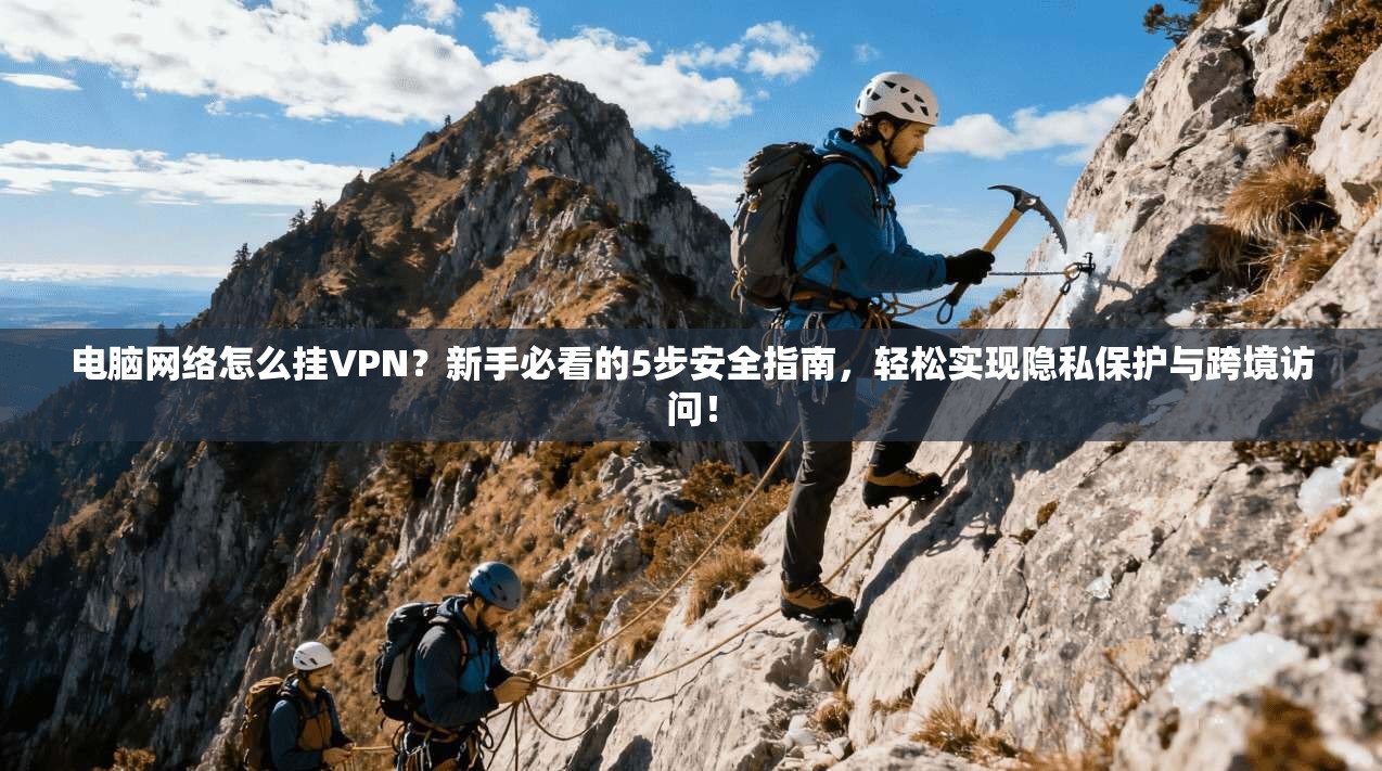 电脑网络怎么挂VPN？新手必看的5步安全指南，轻松实现隐私保护与跨境访问！