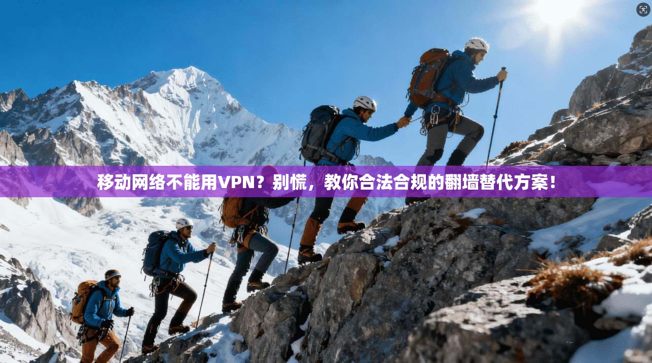 移动网络不能用VPN？别慌，教你合法合规的翻墙替代方案！