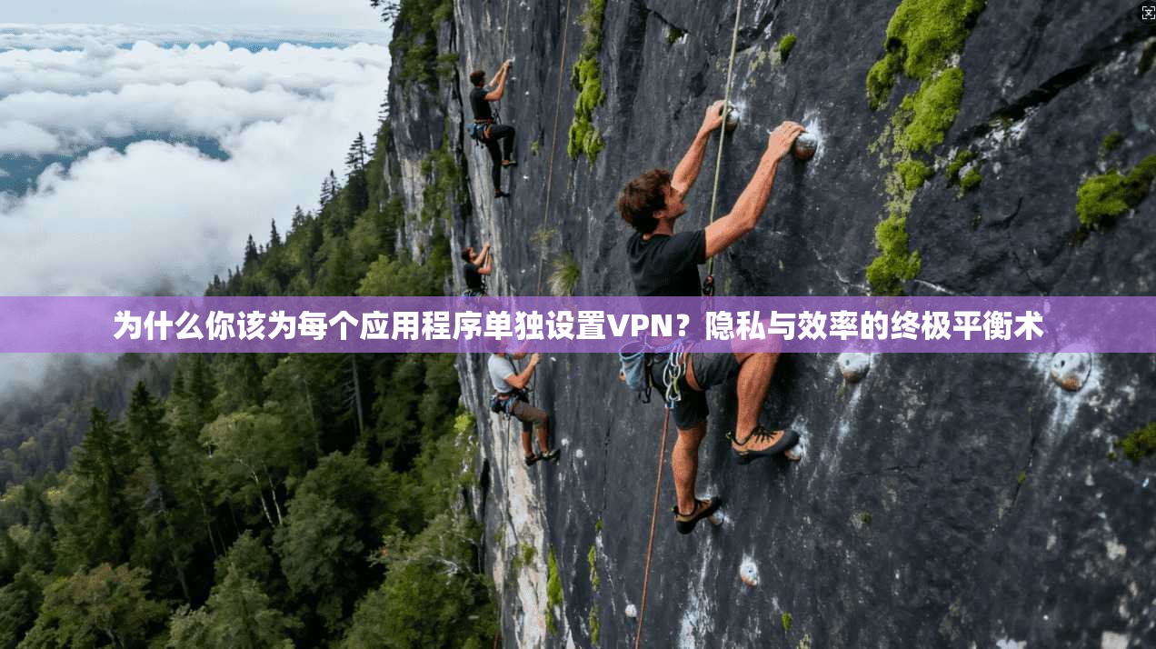 为什么你该为每个应用程序单独设置VPN？隐私与效率的终极平衡术