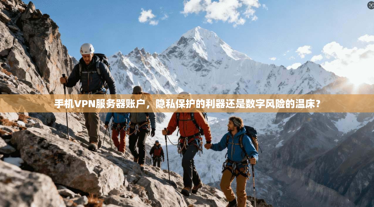 手机VPN服务器账户，隐私保护的利器还是数字风险的温床？