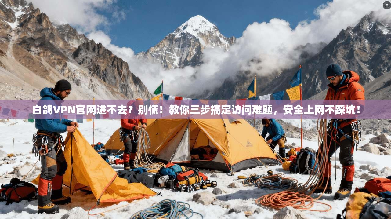 白鸽VPN官网进不去?别慌!教你三步搞定访问难题,安全上网不踩坑!