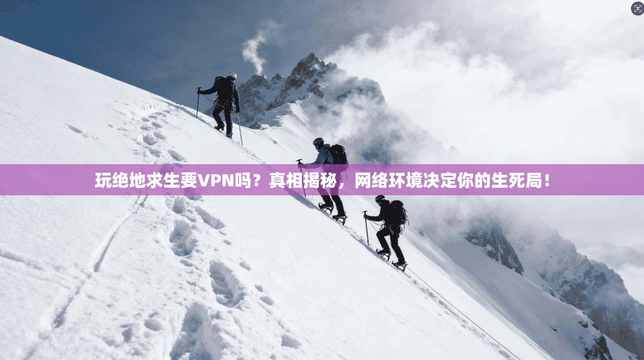 玩绝地求生要VPN吗?真相揭秘,网络环境决定你的生死局!