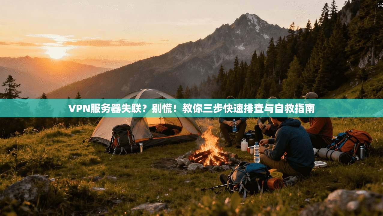 VPN服务器失联?别慌!教你三步快速排查与自救指南