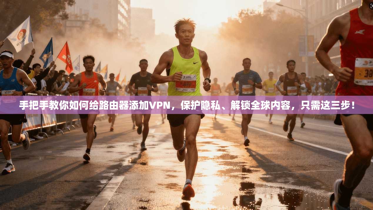 手把手教你如何给路由器添加VPN,保护隐私、解锁全球内容,只需这三步!