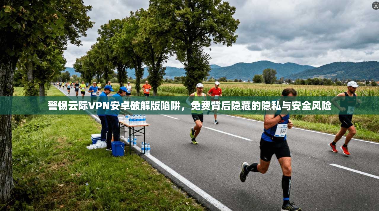 警惕云际VPN安卓破解版陷阱，免费背后隐藏的隐私与安全风险