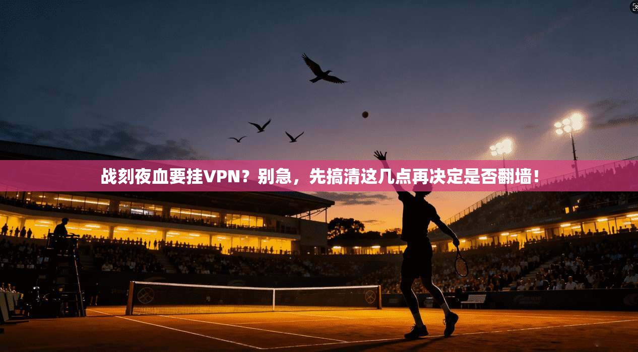 战刻夜血要挂VPN？别急，先搞清这几点再决定是否翻墙！